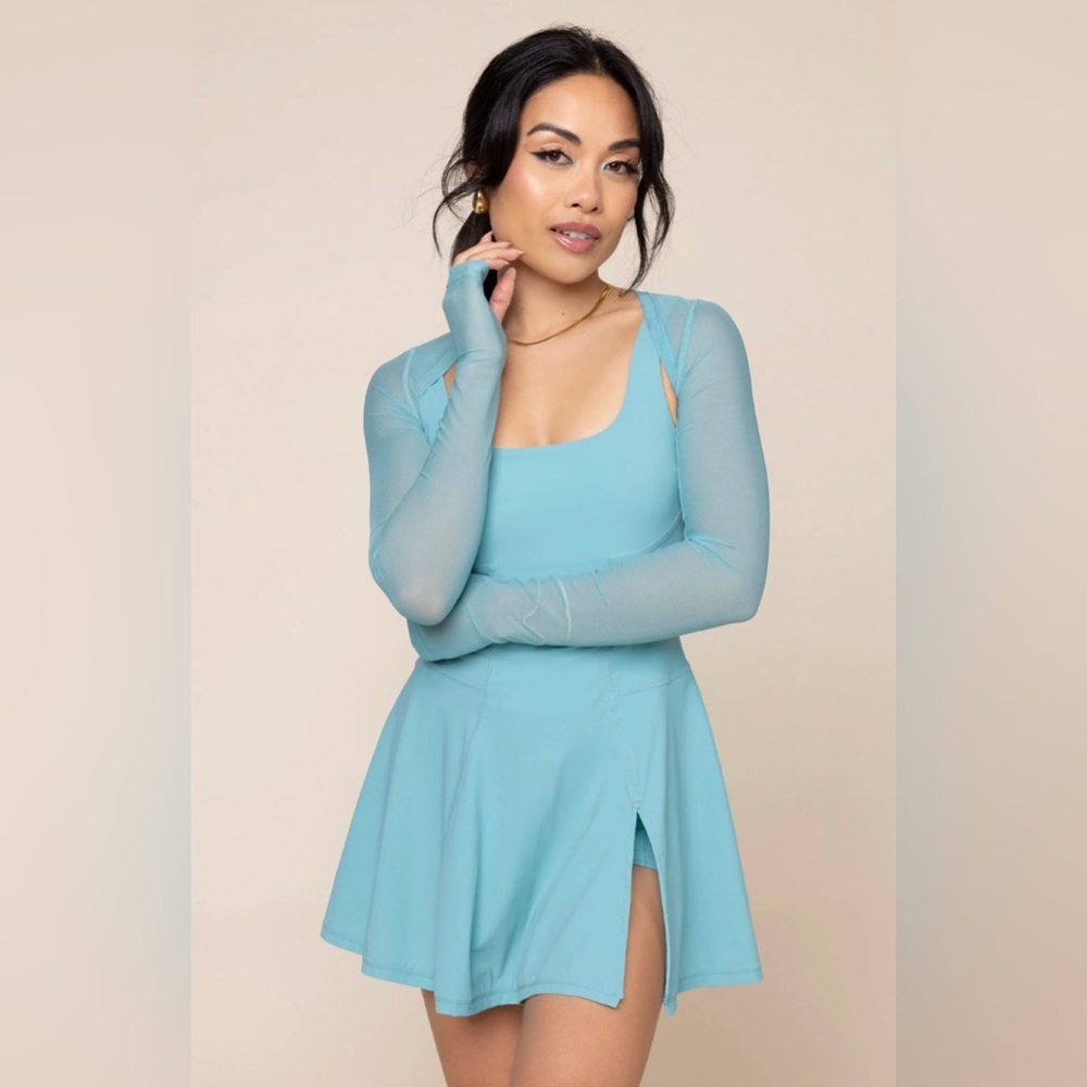 PopFlex Mesh Corset Shrug Oasis